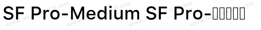 SF Pro-Medium SF Pro字体转换